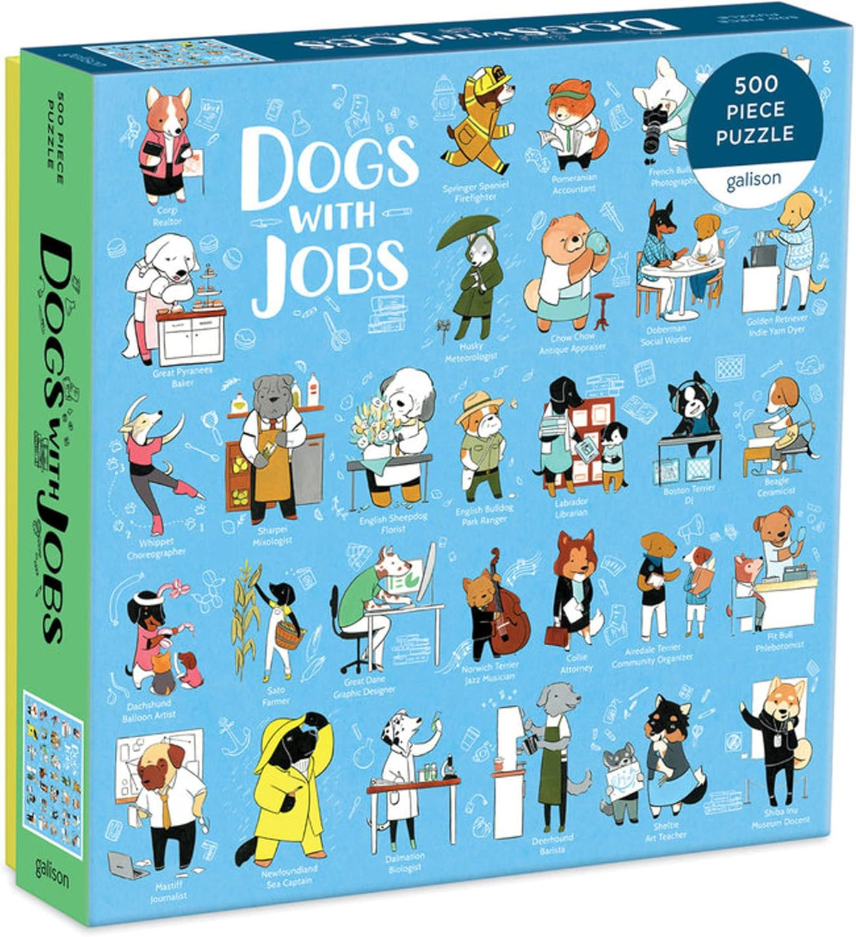 Dogs with Jobs 500 Piece Puzzle