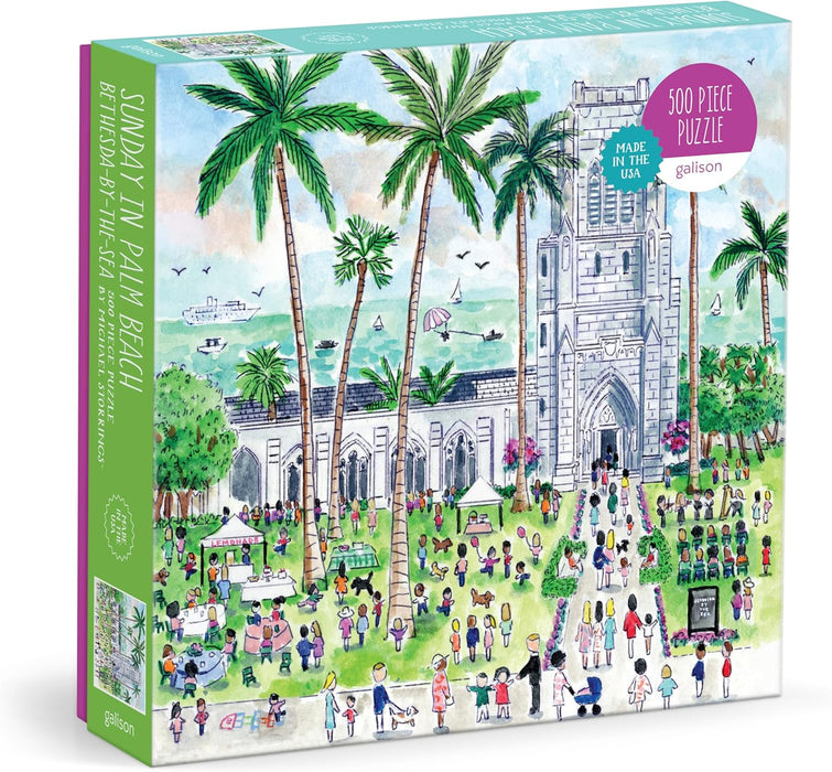Michael Storrings Sunday In Palm 500 Piece Puzzle
