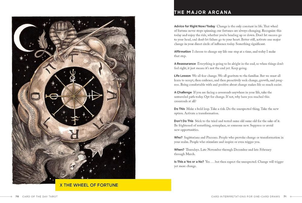 Card of the Day Tarot: Quick and Easy One-Card Tarot Readings For Love, Work, and Everyday Life (Hardcover)