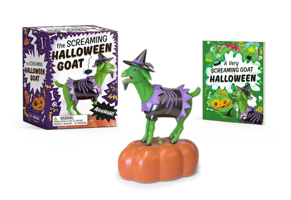 Screaming Halloween Goat