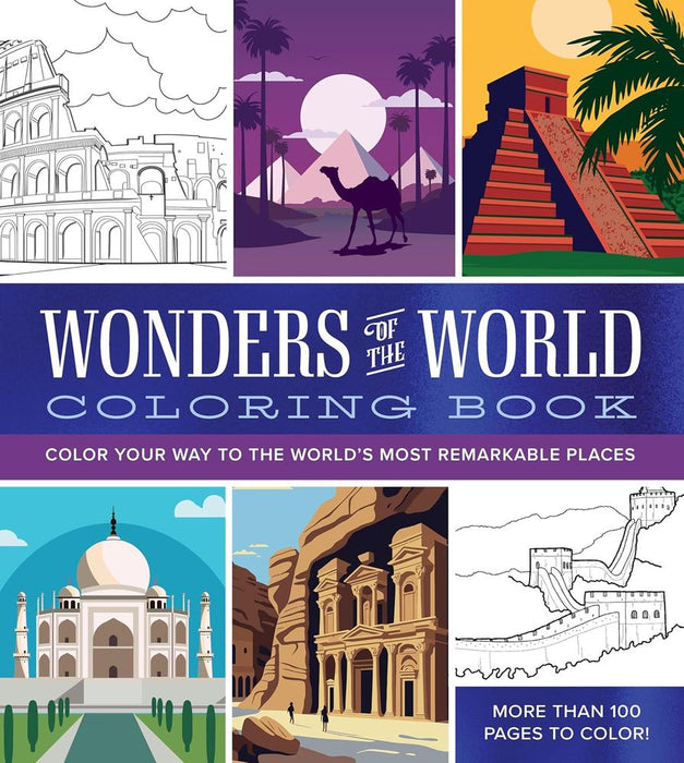 Wonders of the World Colouring Book
