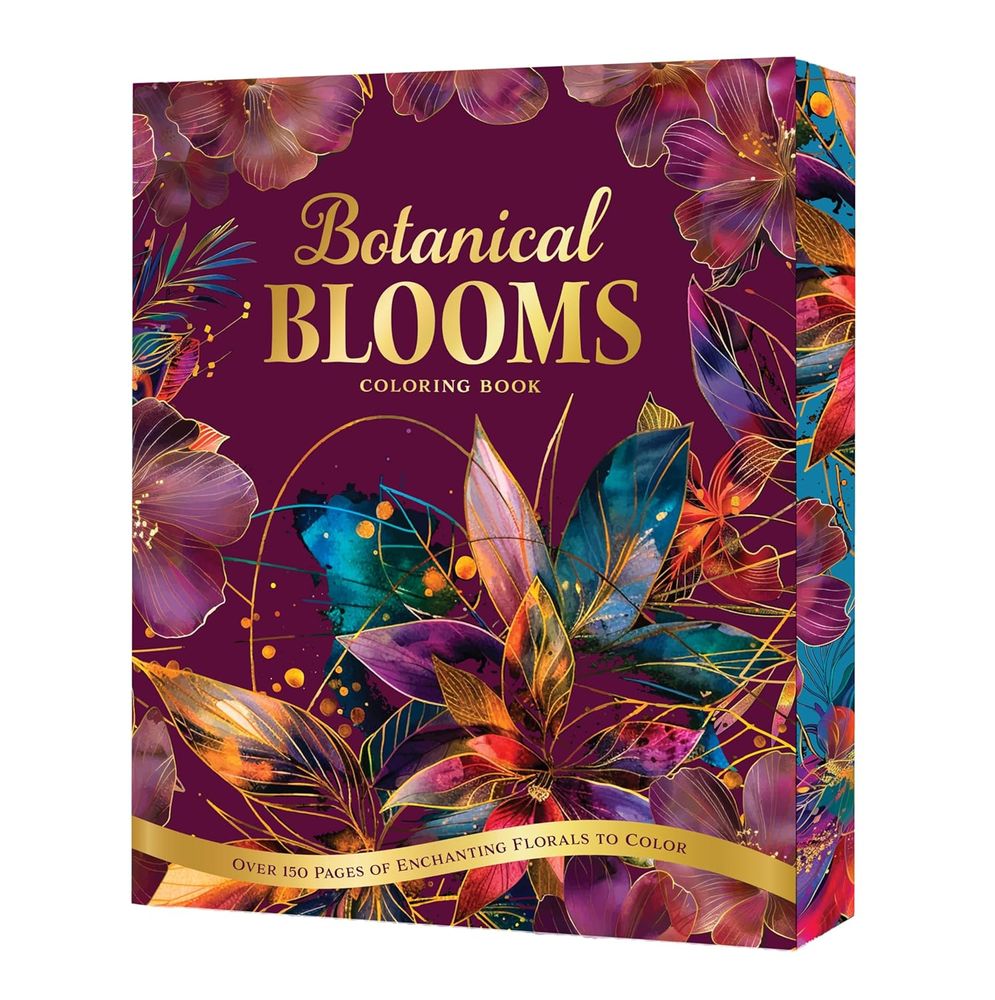 Botanical Blooms Colouring Book