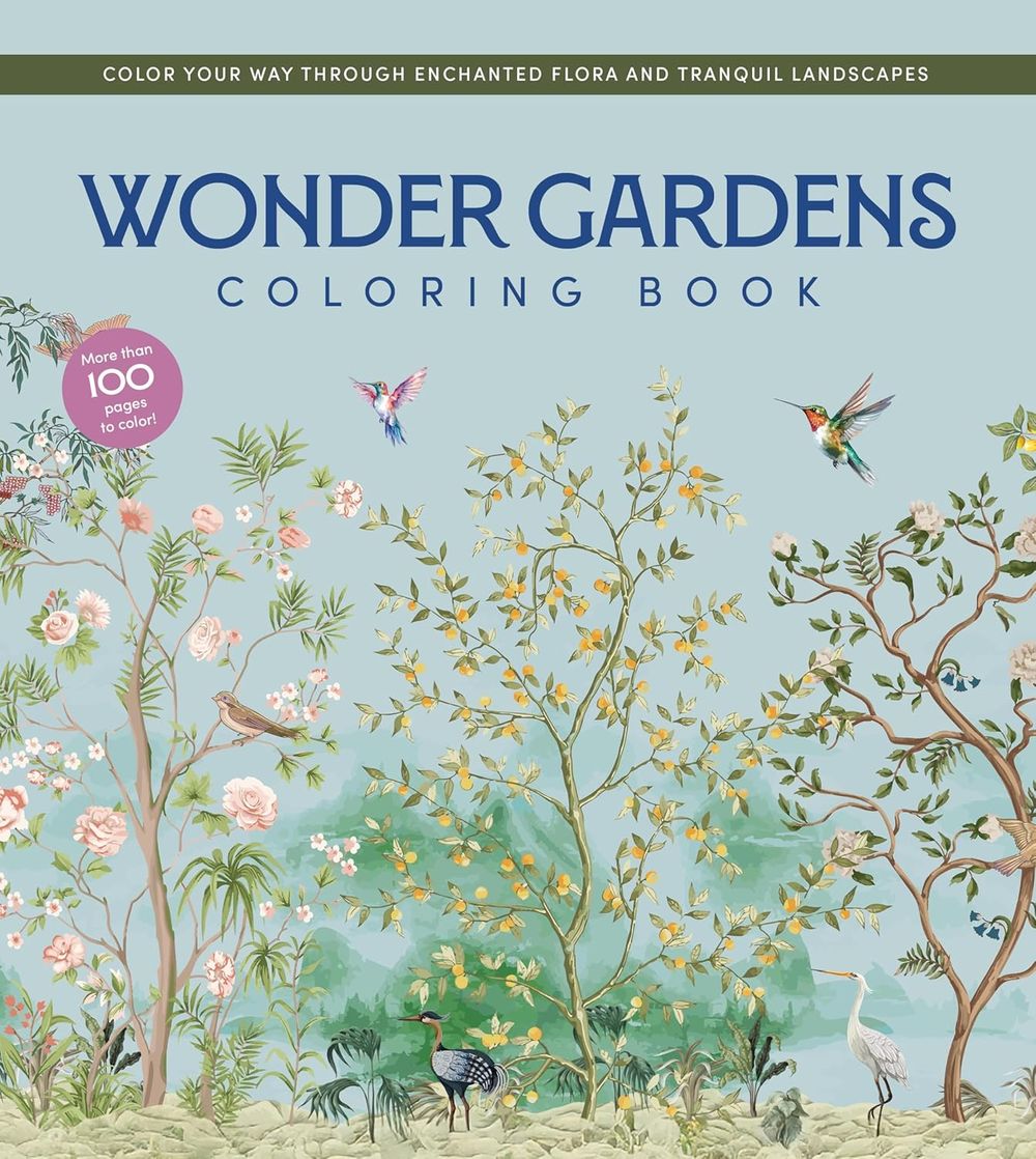 Wonder Gardens Coloring Book