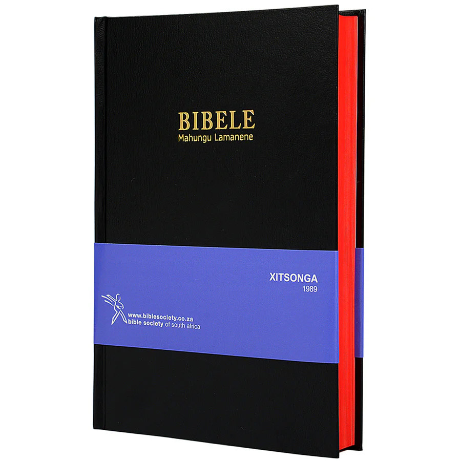 Tsonga 1989 Black Hardcover Bible Red Edge New Edition