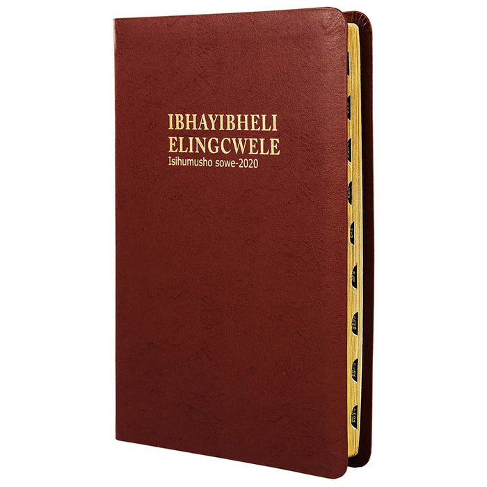 Bible Zulu 2020 Medium Tan (Bonded Leather)