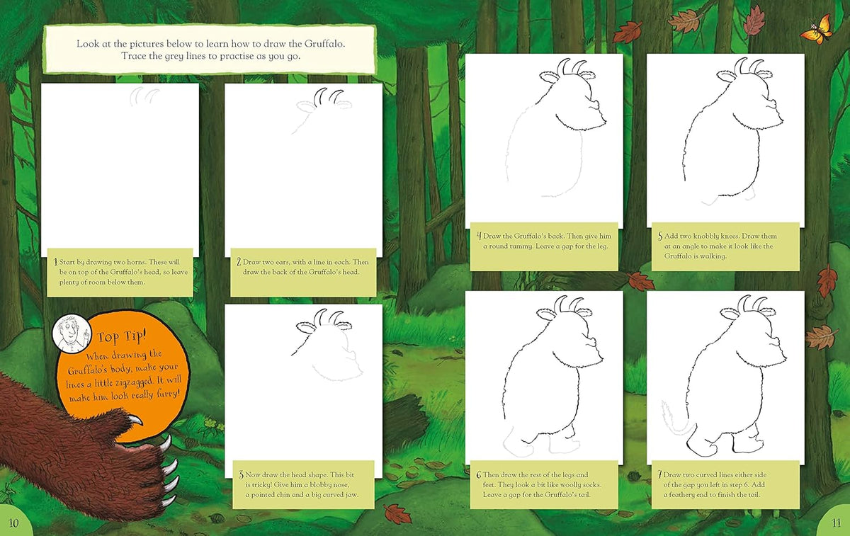 How to Draw The Gruffalo and Friends (Paperback)
