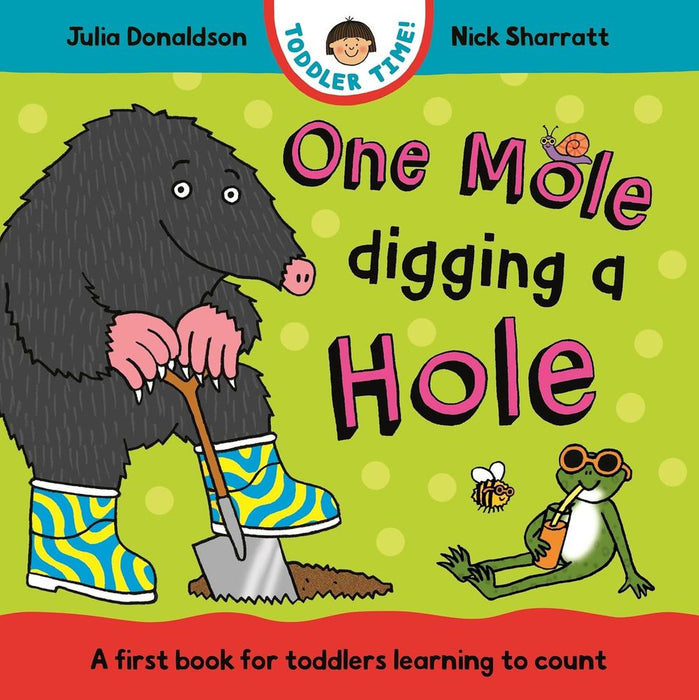 One Mole Digging A Hole (Board Book)