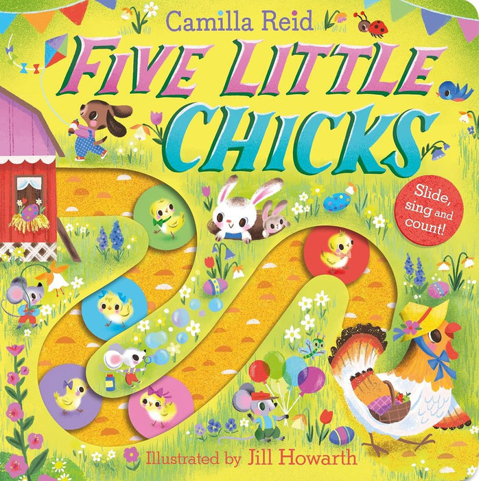 Slide and Count: Five Little Chicks (Board Book)