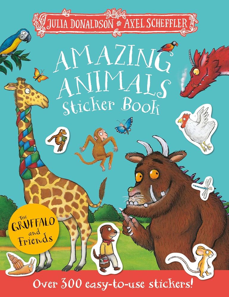 The Gruffalo & Friends: Amazing Animals Sticker Book (Paperback)