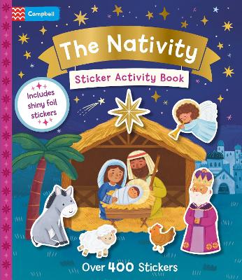 The Nativity Sticker Activity Book (Paperback)