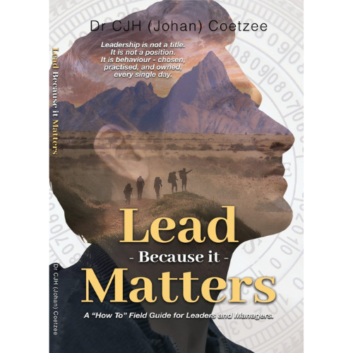 Lead Because It Matters (Paperback)