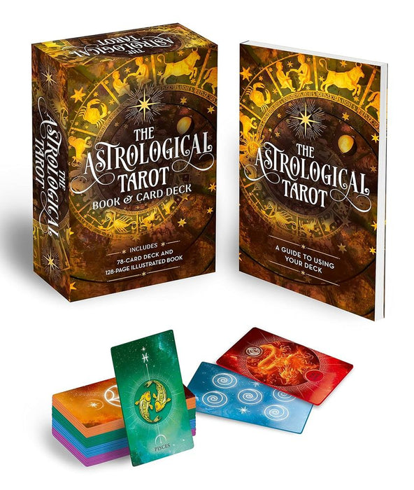 The Astrological Tarot Book & Card Deck: Includes a 78-Card Deck and a 128-Page Illustrated Book (Arcturus Oracle Kits)