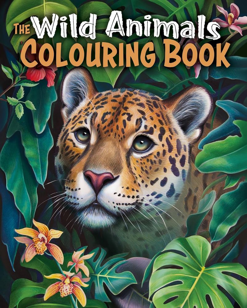 Wild Animals Colouring Book