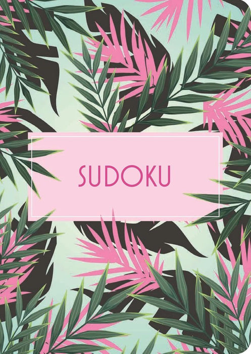 Soduko Pink And Green Leaves