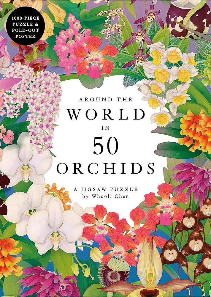 Around the World in 50 Orchids 1000 PC Puzzle
