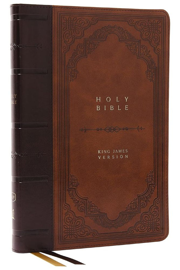 KJV Thinline Bible Giant Print Brown