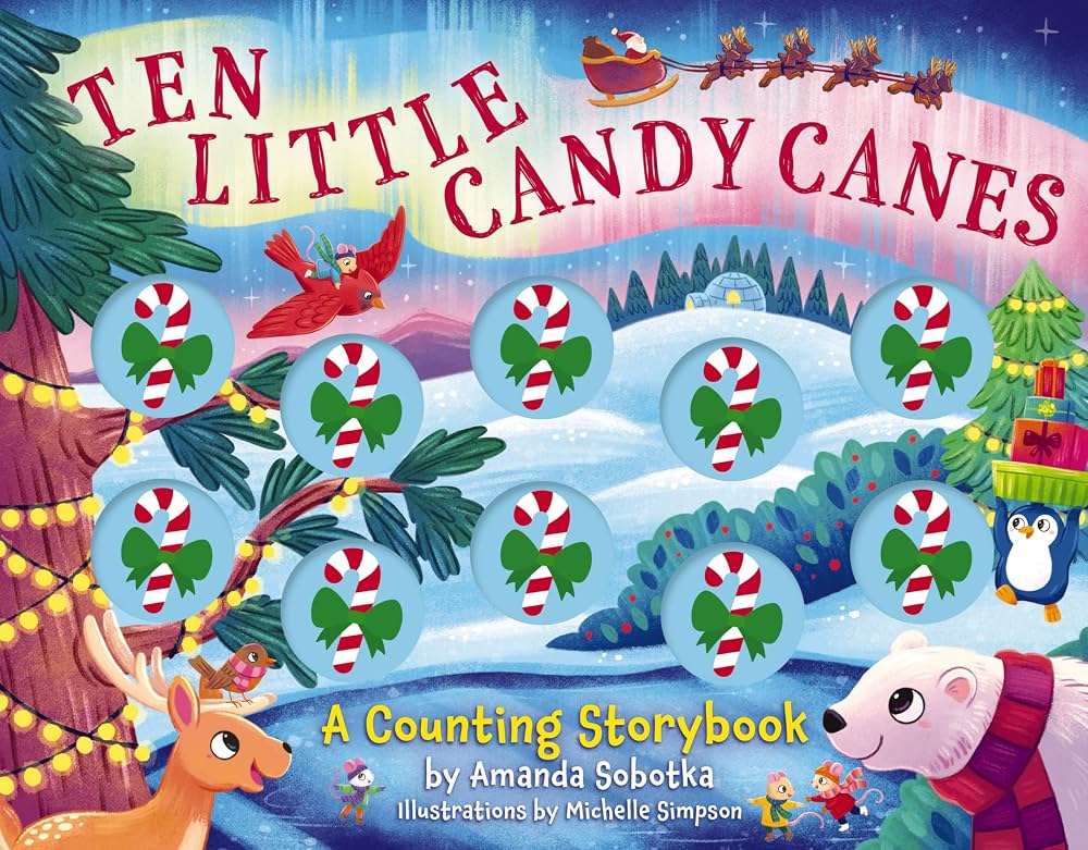 Ten Little Candy Canes (Board Book)