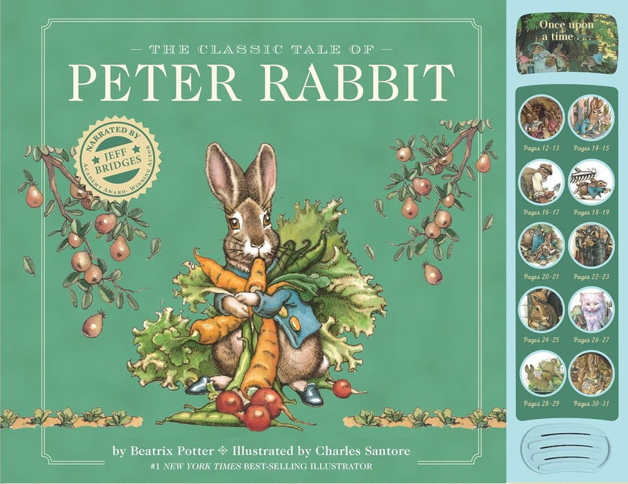 The Classic Tale of Peter Rabbit: A Press and Play Storybook (Hardcover)