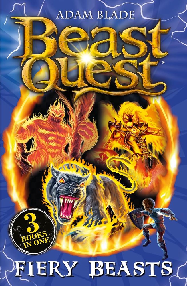 Beast Quest 3-in-1 Bind-Up:  Fiery Beasts (Paperback)