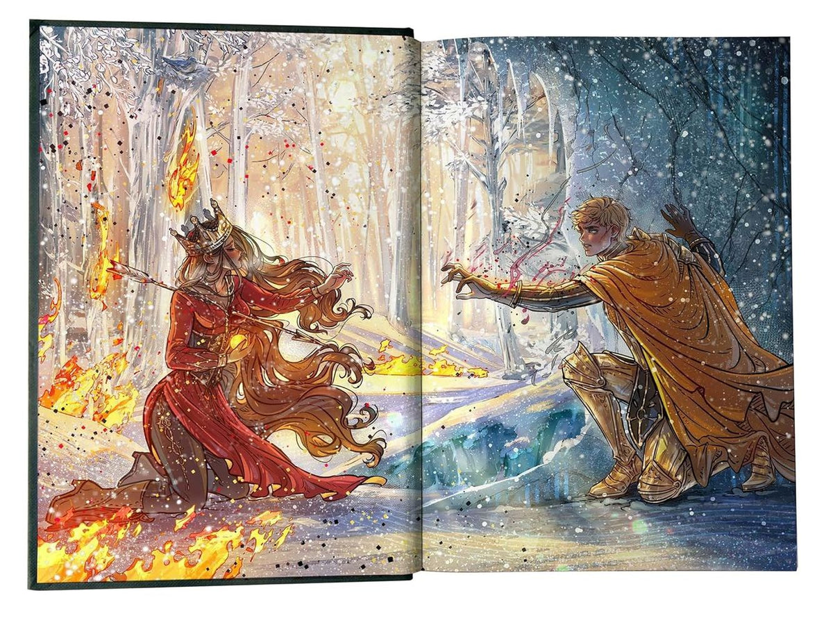 Grim and Oro: Dueling Crowns Edition: A Lightlark Saga Deluxe Companion Book (Hardcover)