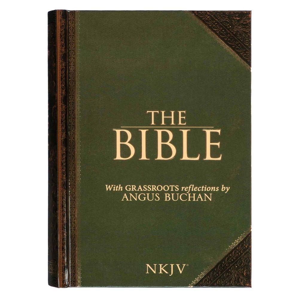 NKJV The Bible With Grassroots Reflections (Hardcover)