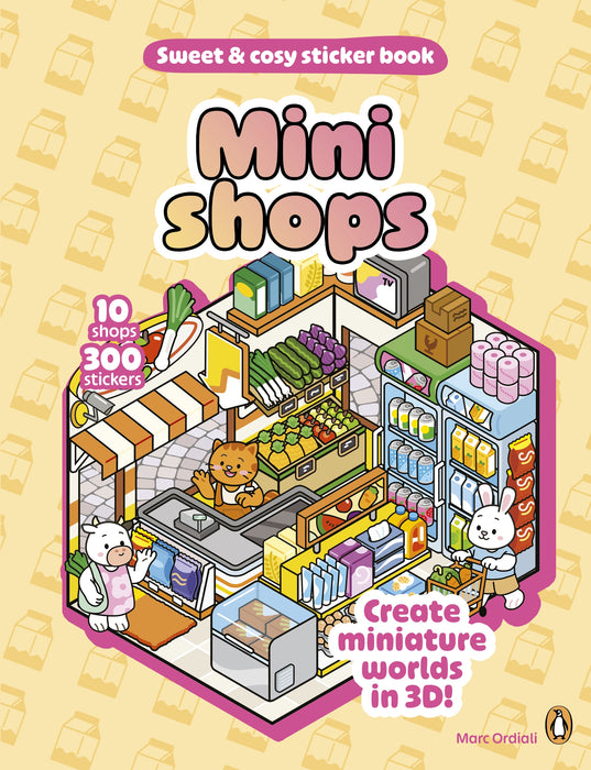 Sweet and Cosy Sticker Book: Mini Shop (Hardcover)