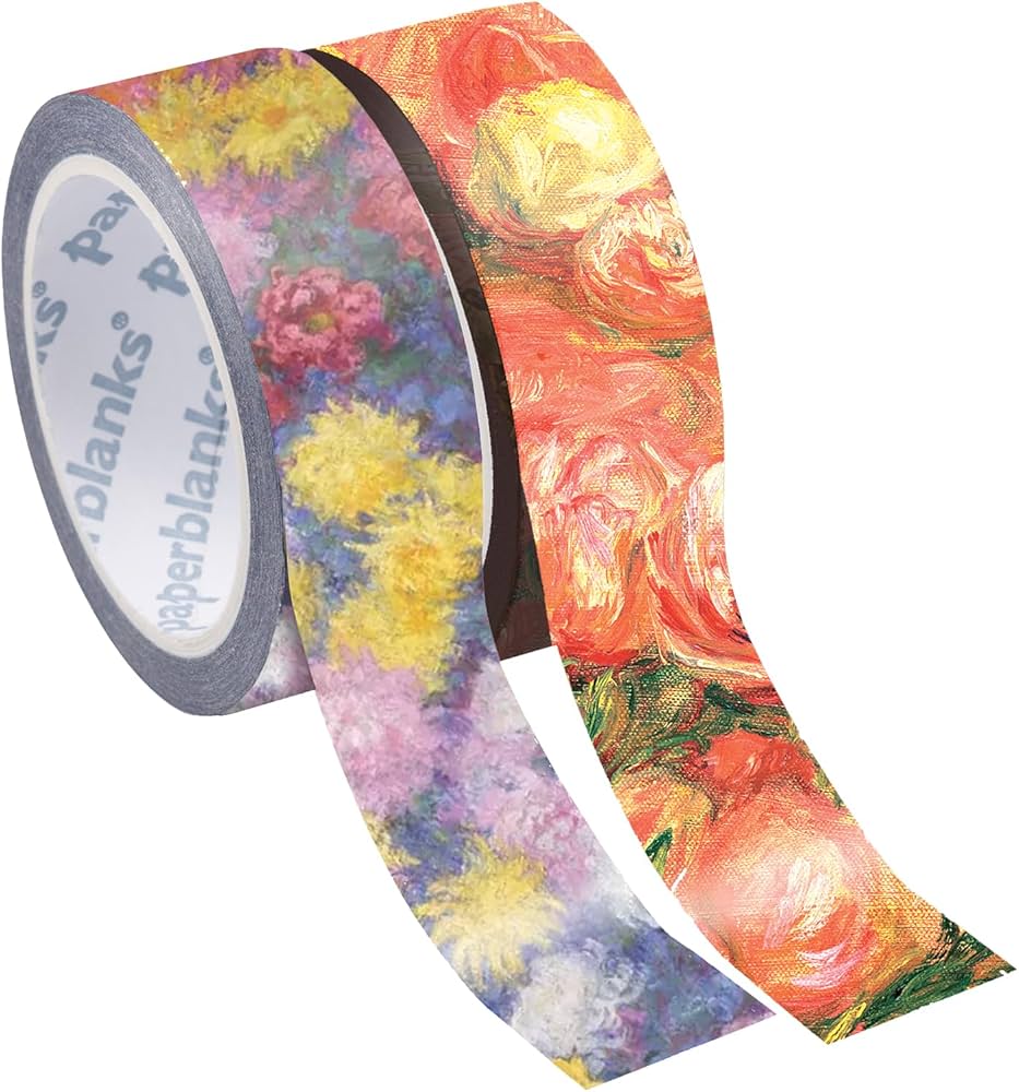 Monet's Chrysanthemums, Renoir Washi Tape (Mixed Pack)