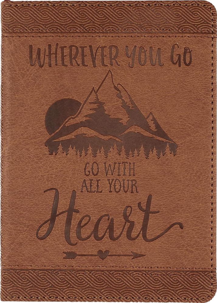 Wherever You Go, Go With All Your Heart Artisan Journal (Hardcover)