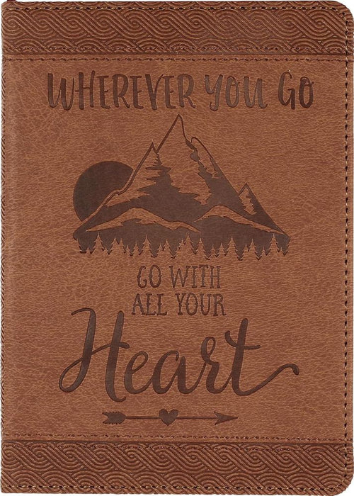 Wherever You Go, Go With All Your Heart Artisan Journal (Hardcover)
