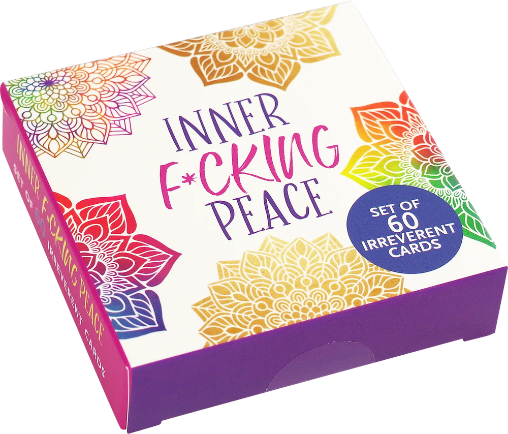 Inner F*cking Peace Motivational Card Deck (60 Pack)