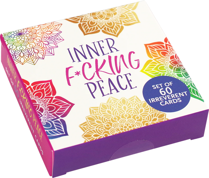 Inner F*cking Peace Motivational Card Deck (60 Pack)