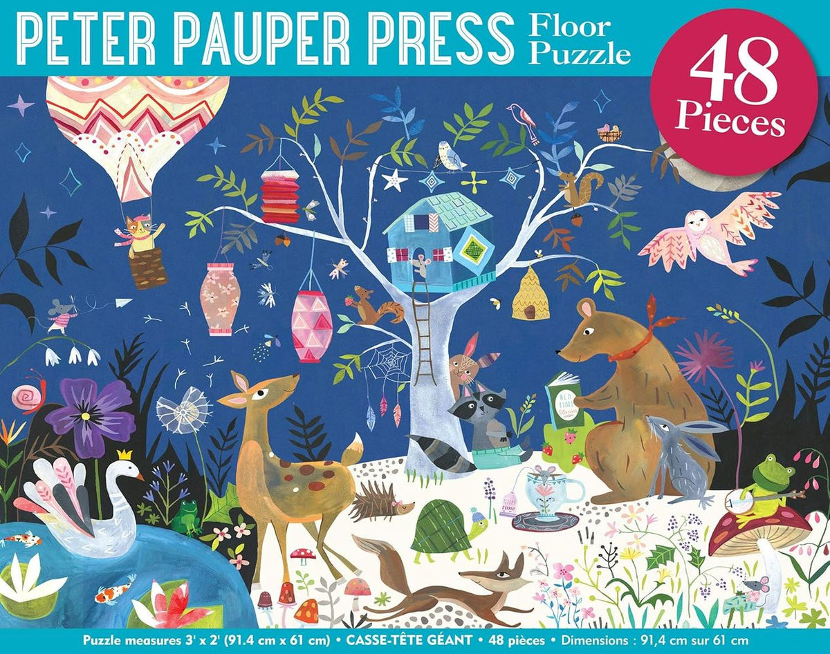 Nighttime Forest 48 Piece Floor Puzzle