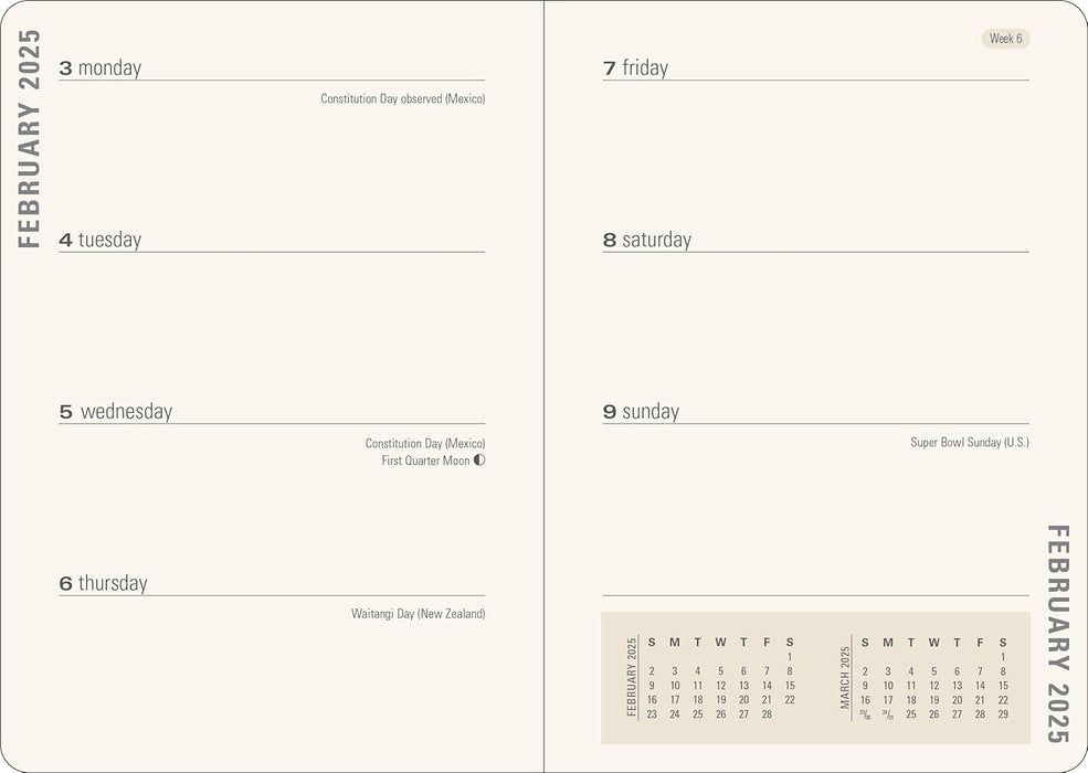 2025 SM Calendar Midnight Floral