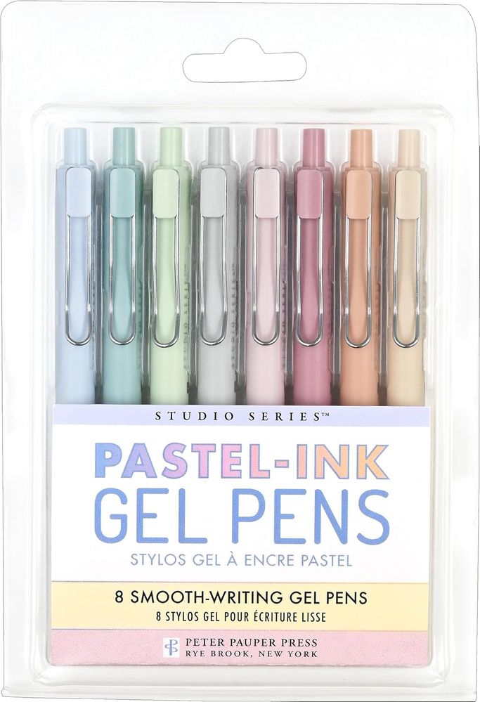 Pastel Gel Pens: 8 Smooth Writing Pens