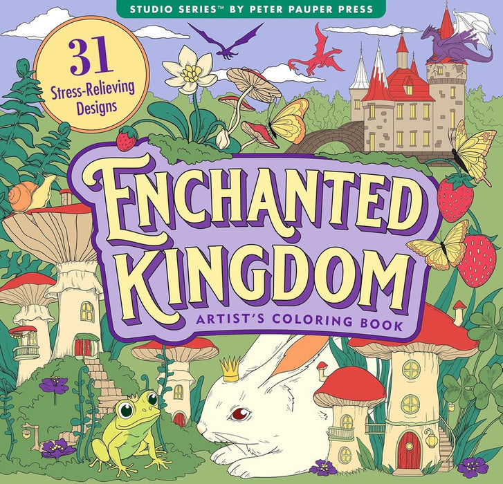 Enchanted Kingdom: Artist's Colouring Book (Paperback)