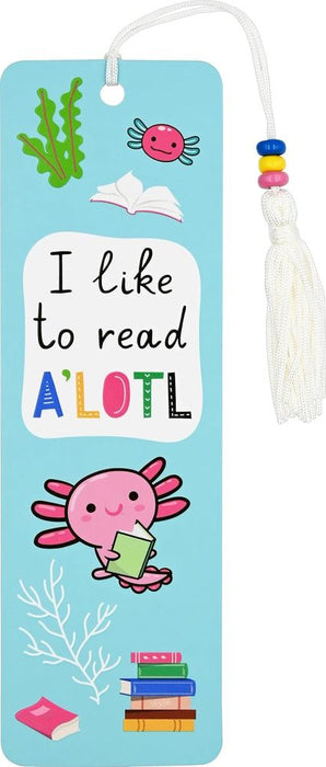 Axolotls Beaded Bookmark