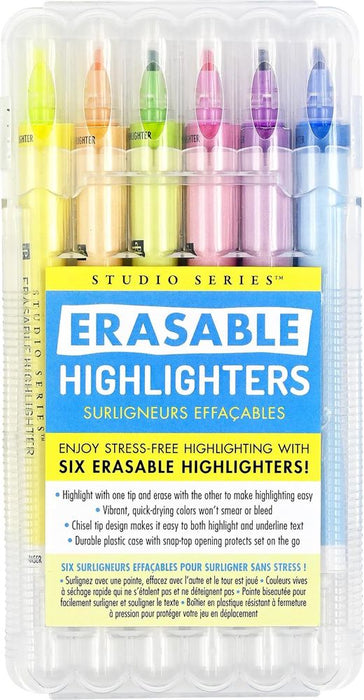 Studio Series Erasable Highlighters (Set Of 6)