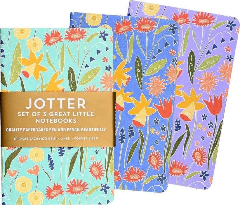 Daffodils Jotter Notebooks: Set of 3 (Paperback)