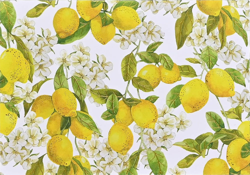 Amalfi Lemons Note Cards:14 Cards, 15 Self-Sealing Envelopes