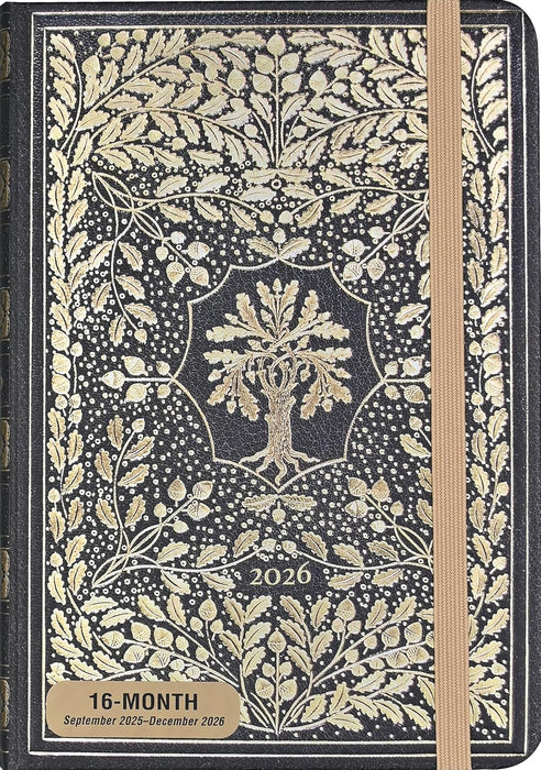 2026 Gilded Tree of Life 16 Month Weekly Planner (Hardcover)