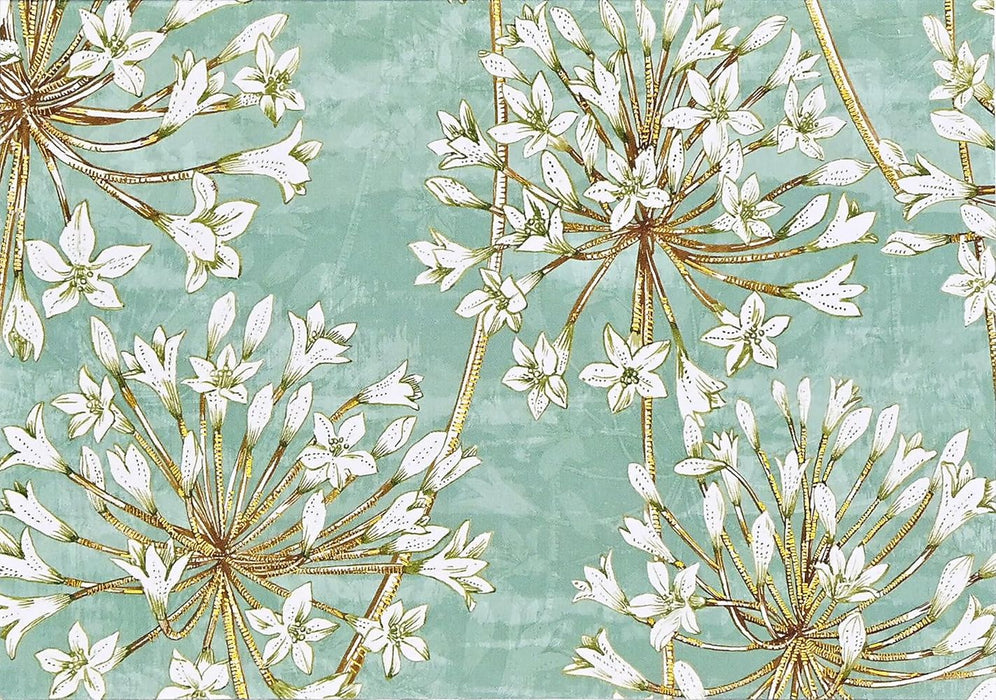 Allium Blossoms Note Cards: 14 cards, 15 Self-Sealing Envelopes