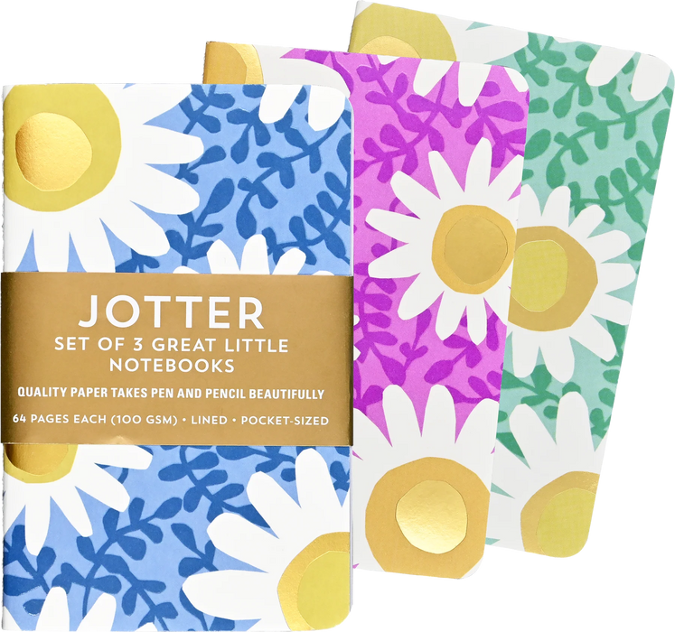 Jotter Set Of 3 Notebooks: Daisies (Paperback)