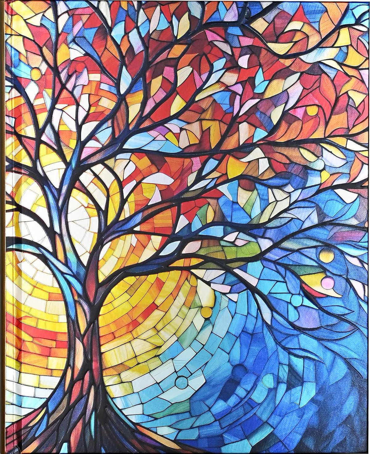 Stained Glass Tree Journal (Hardcover)