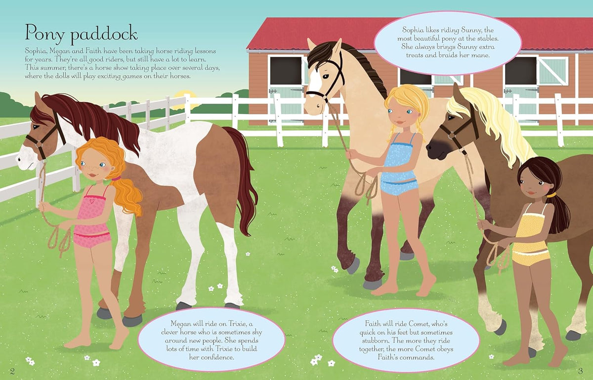 Sticker Dolly Dressing: Horse Show (Paperback)