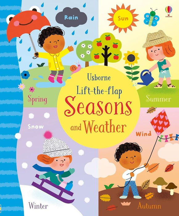 Usborne Lift-the-Flap Seasons and Weather (Board Book)
