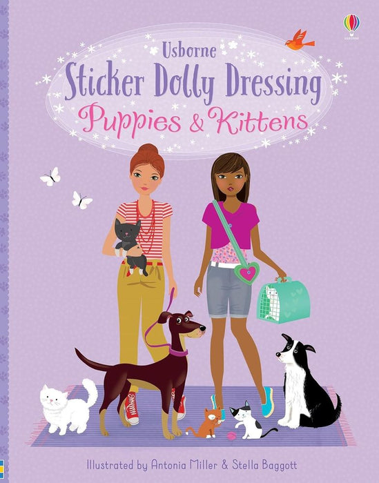Sticker Dolly Dressing: Puppies & Kittens (Paperback)