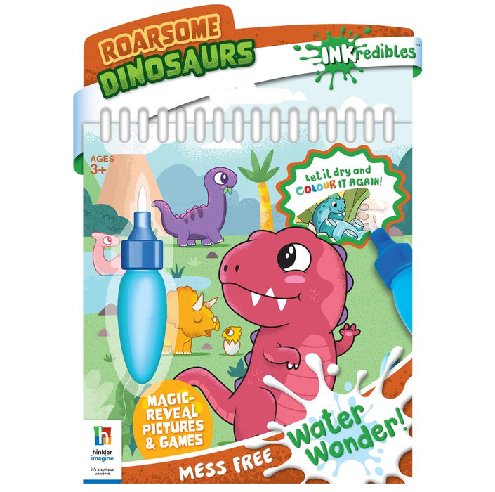 Inkcredibles Roarsome Dinosaurs Water Wonder (Paperback)