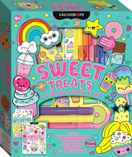 Super Kaleidoscope Coloring Kit: Sweet Treats