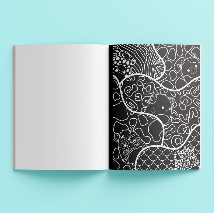 Kaleidoscope Colouring: Original Squishmallows Neon Colouring Book (Paperback)