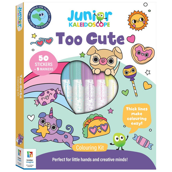 Junior Kaleidoscope Colouring Kit Too Cute